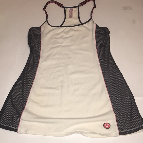 Vintage rare  Victoria Secret tank top with side see thru stripe - Picture 2 of 6